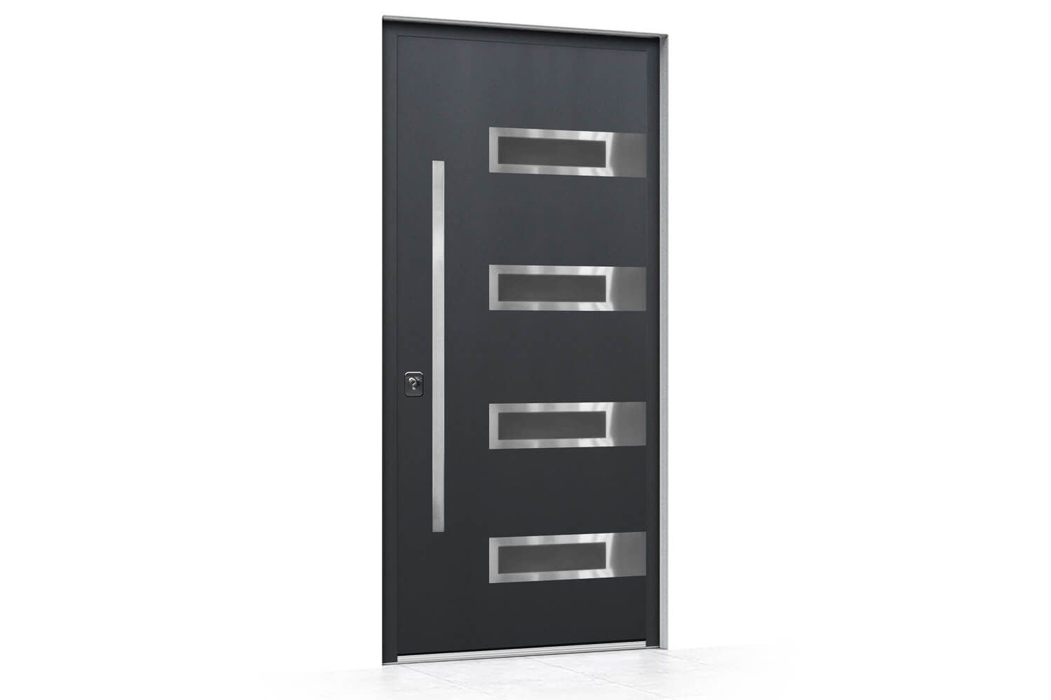 Nova Inox S4 Gray Modern Exterior Door