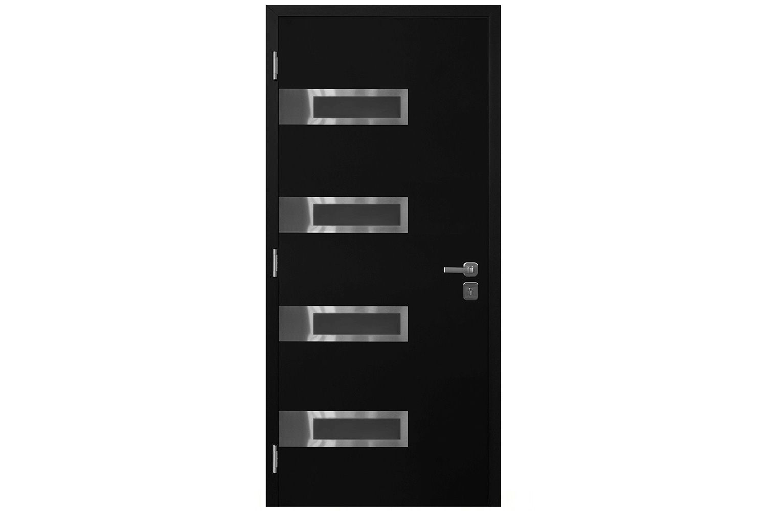 Nova Inox S4 Black Modern Exterior Door