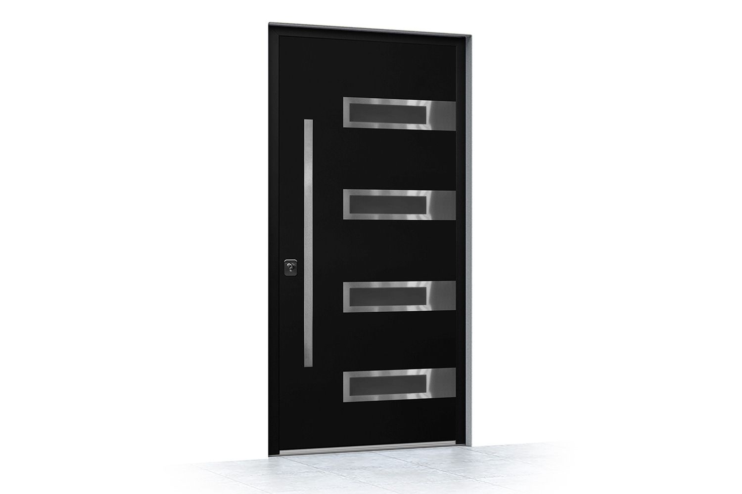 Nova Inox S4 Black Modern Exterior Door