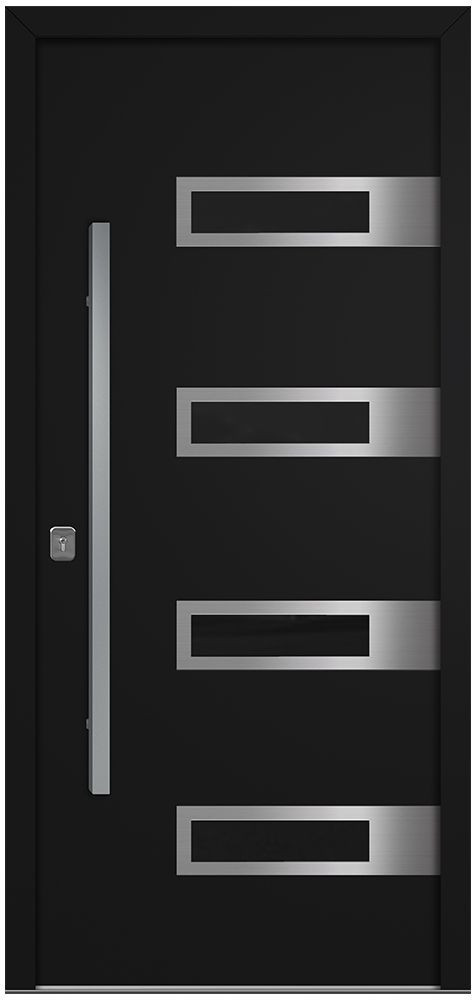 Nova Inox S4 Black Modern Exterior Door