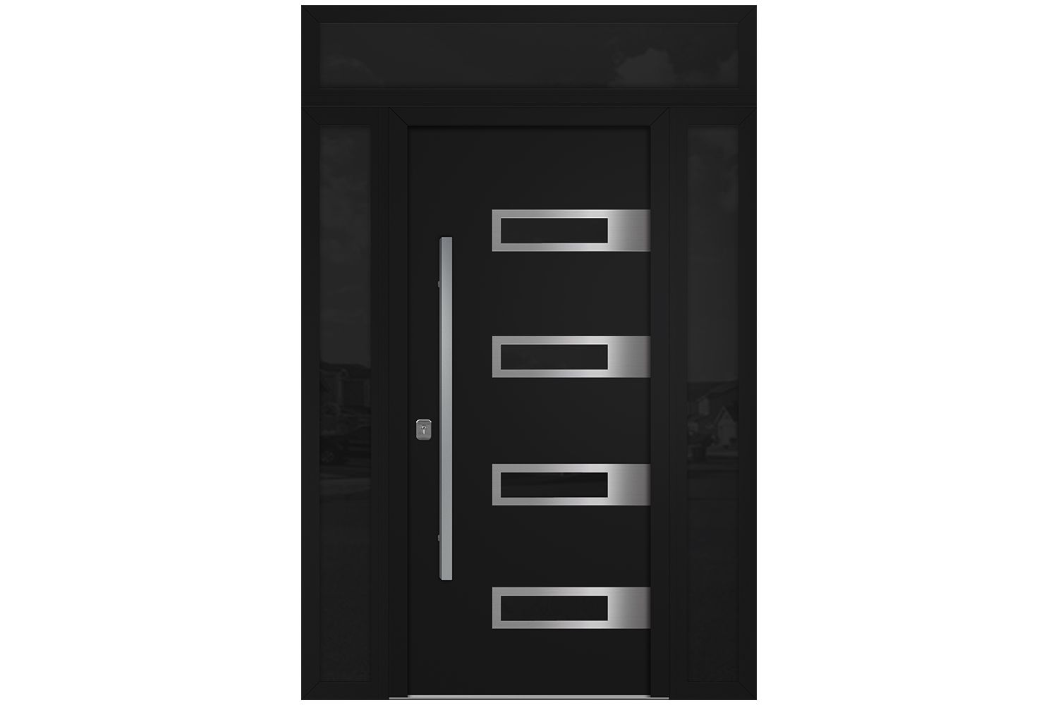 Nova Inox S4 Black Modern Exterior Door