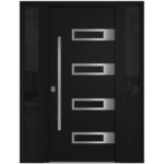 Nova Inox S4 Black Modern Exterior Door