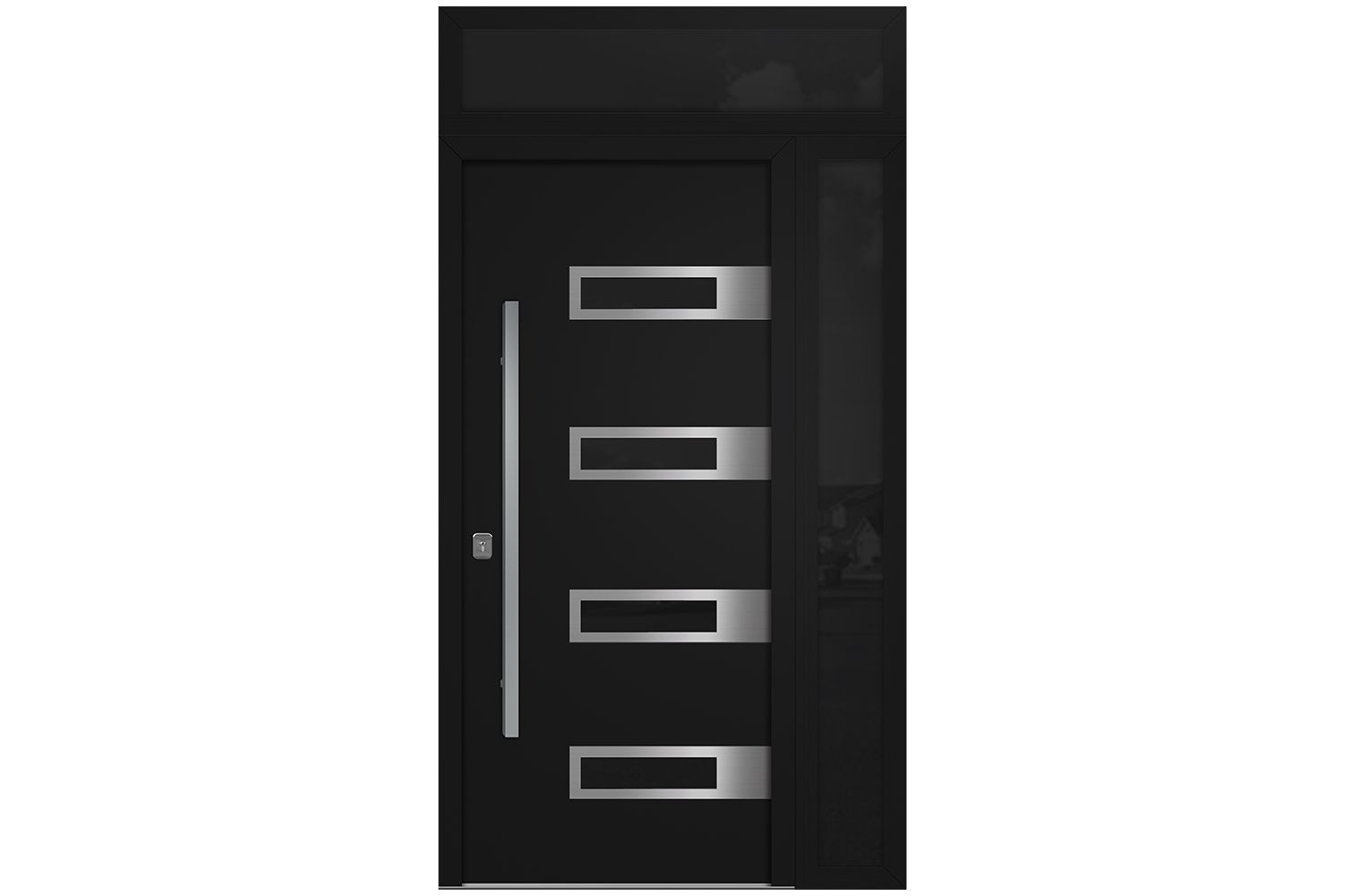 Nova Inox S4 Black Modern Exterior Door