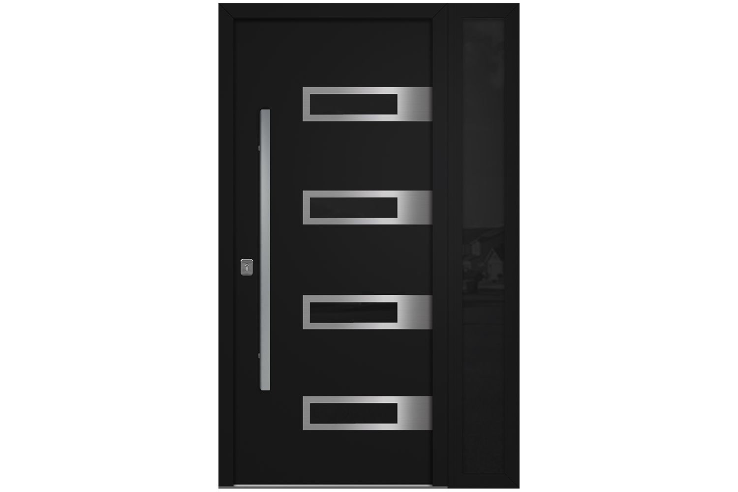 Nova Inox S4 Black Modern Exterior Door