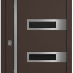 Nova Inox S4 Brown Modern Exterior Door