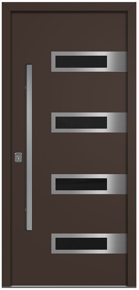 Nova Inox S4 Brown Modern Exterior Door