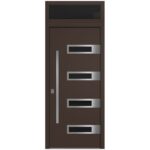 Nova Inox S4 Brown Modern Exterior Door