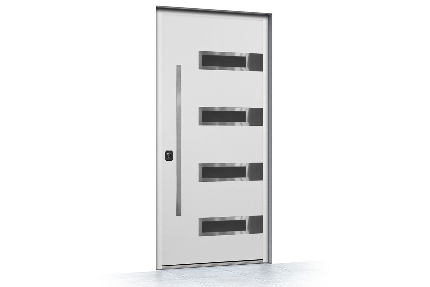 Nova Inox S4 White Modern Exterior Door