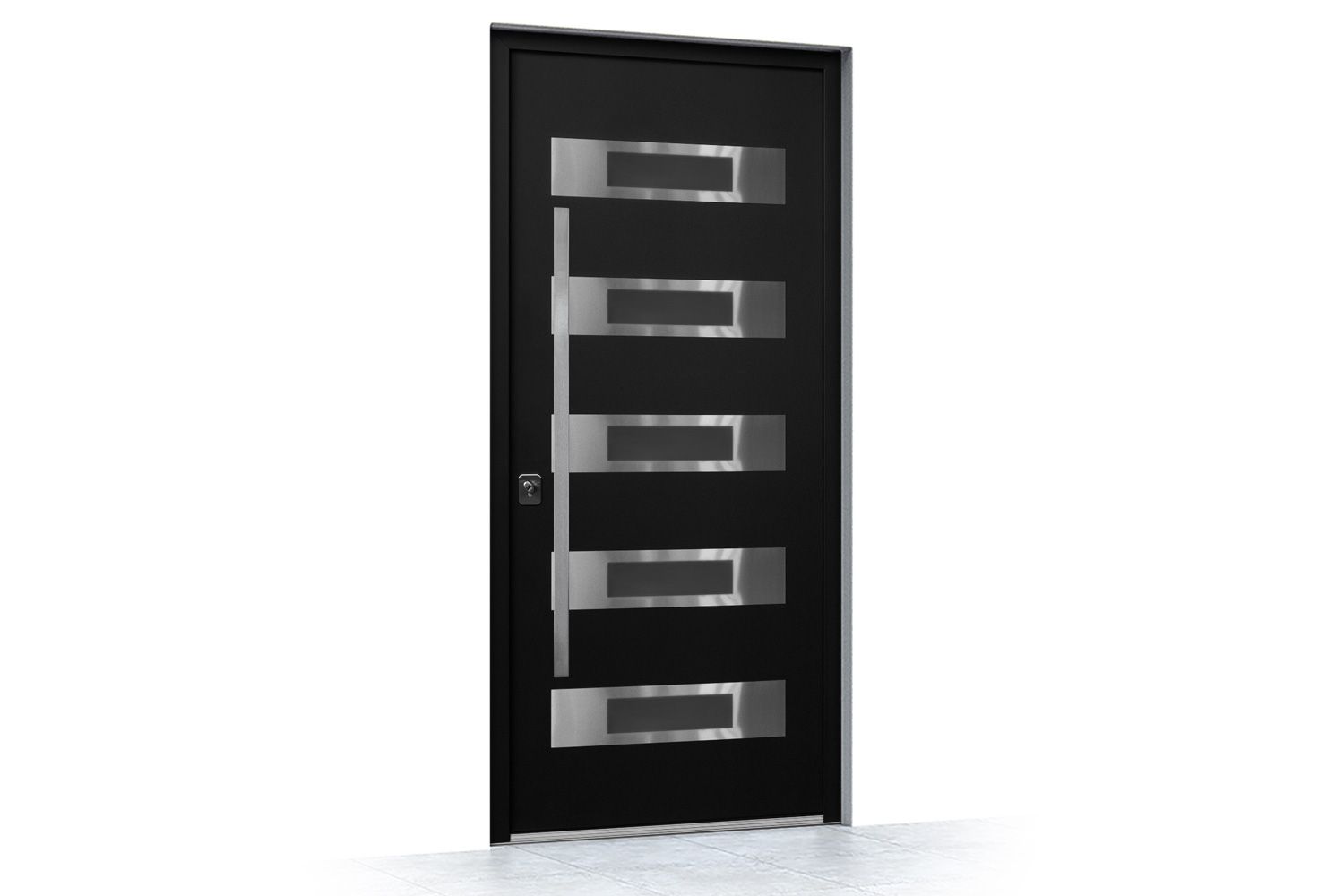 Nova Inox S5 Black Modern Exterior Door