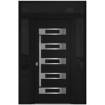 Nova Inox S5 Black Modern Exterior Door