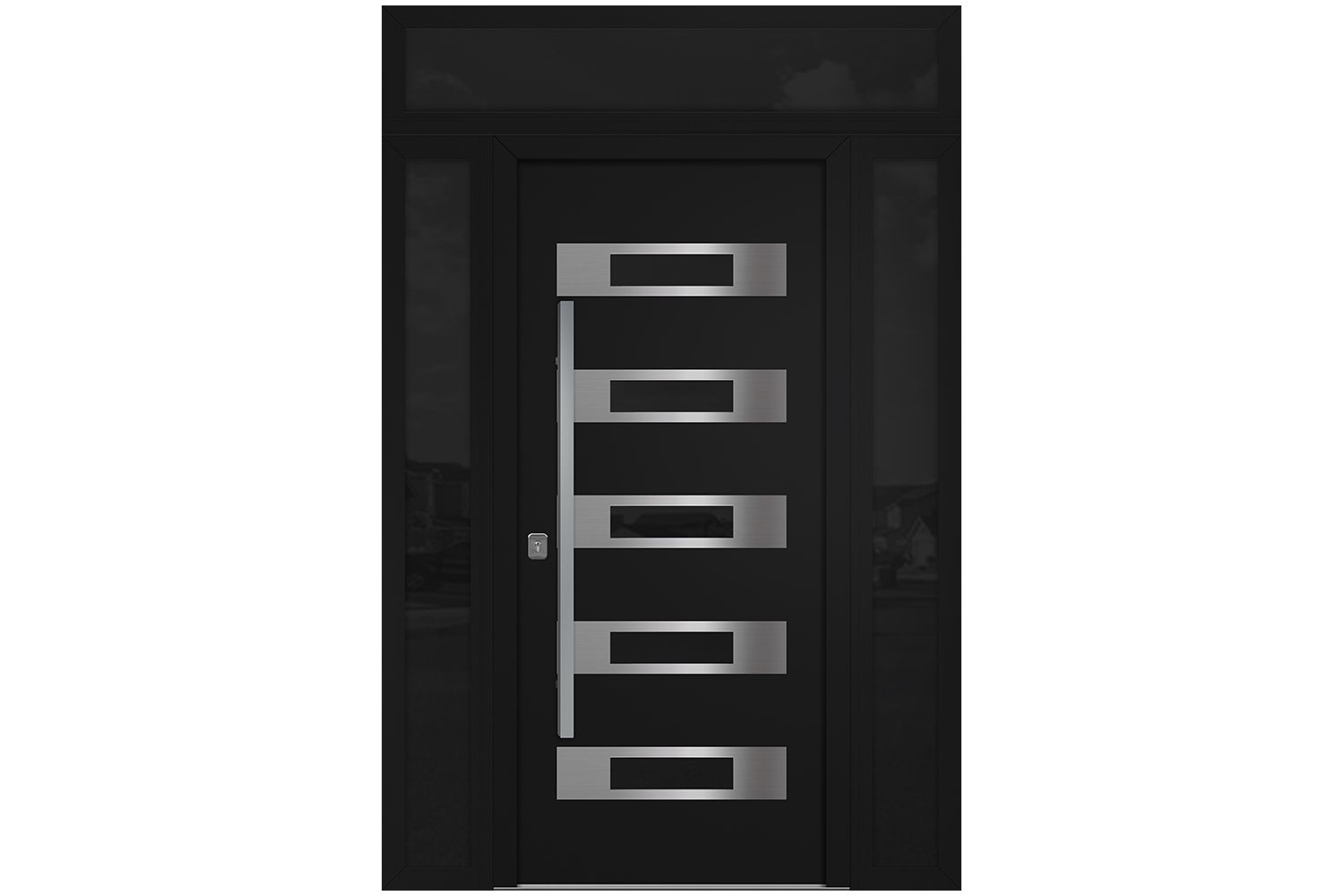 Nova Inox S5 Black Modern Exterior Door