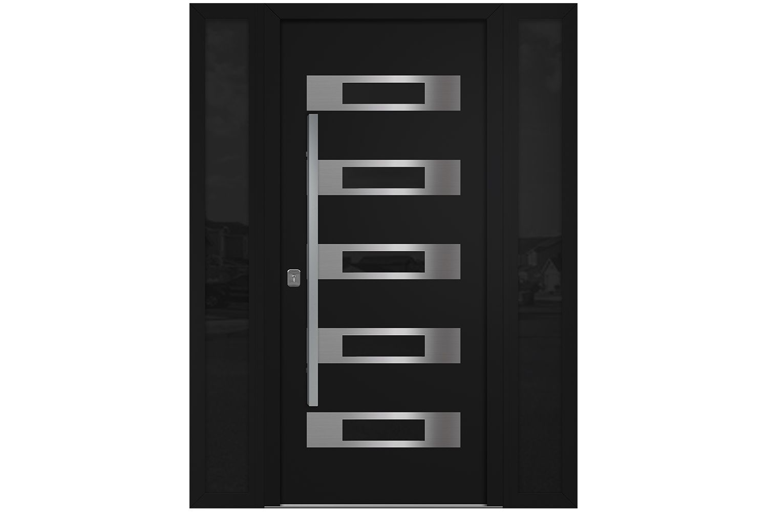 Nova Inox S5 Black Modern Exterior Door