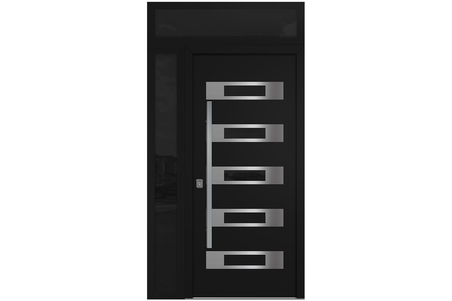 Nova Inox S5 Black Modern Exterior Door