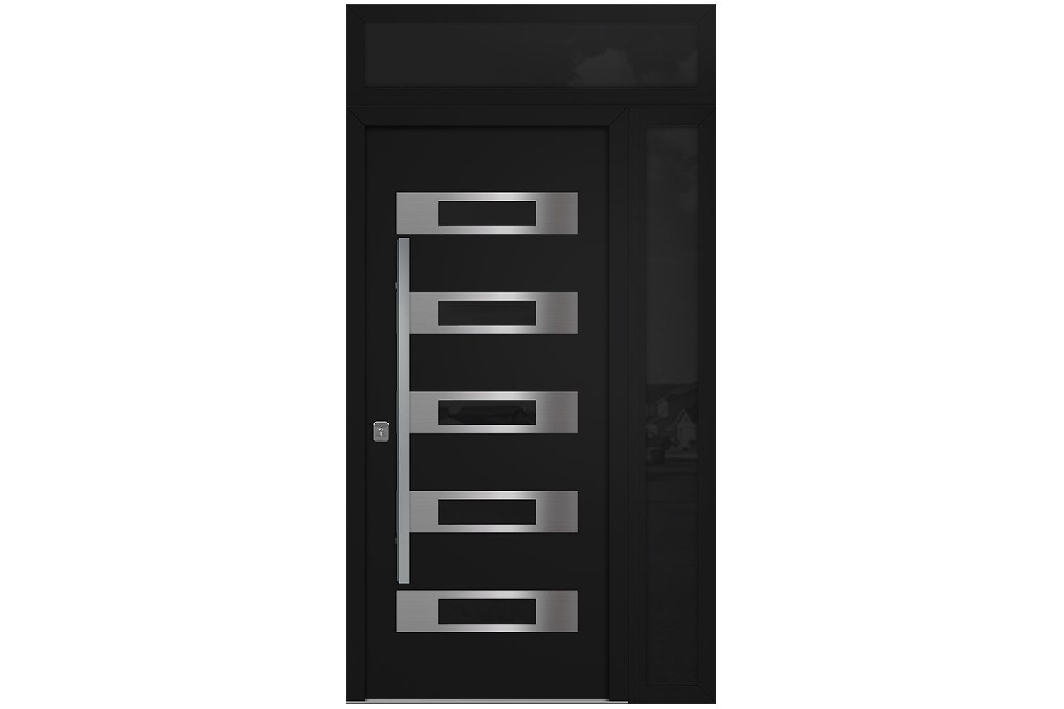 Nova Inox S5 Black Modern Exterior Door