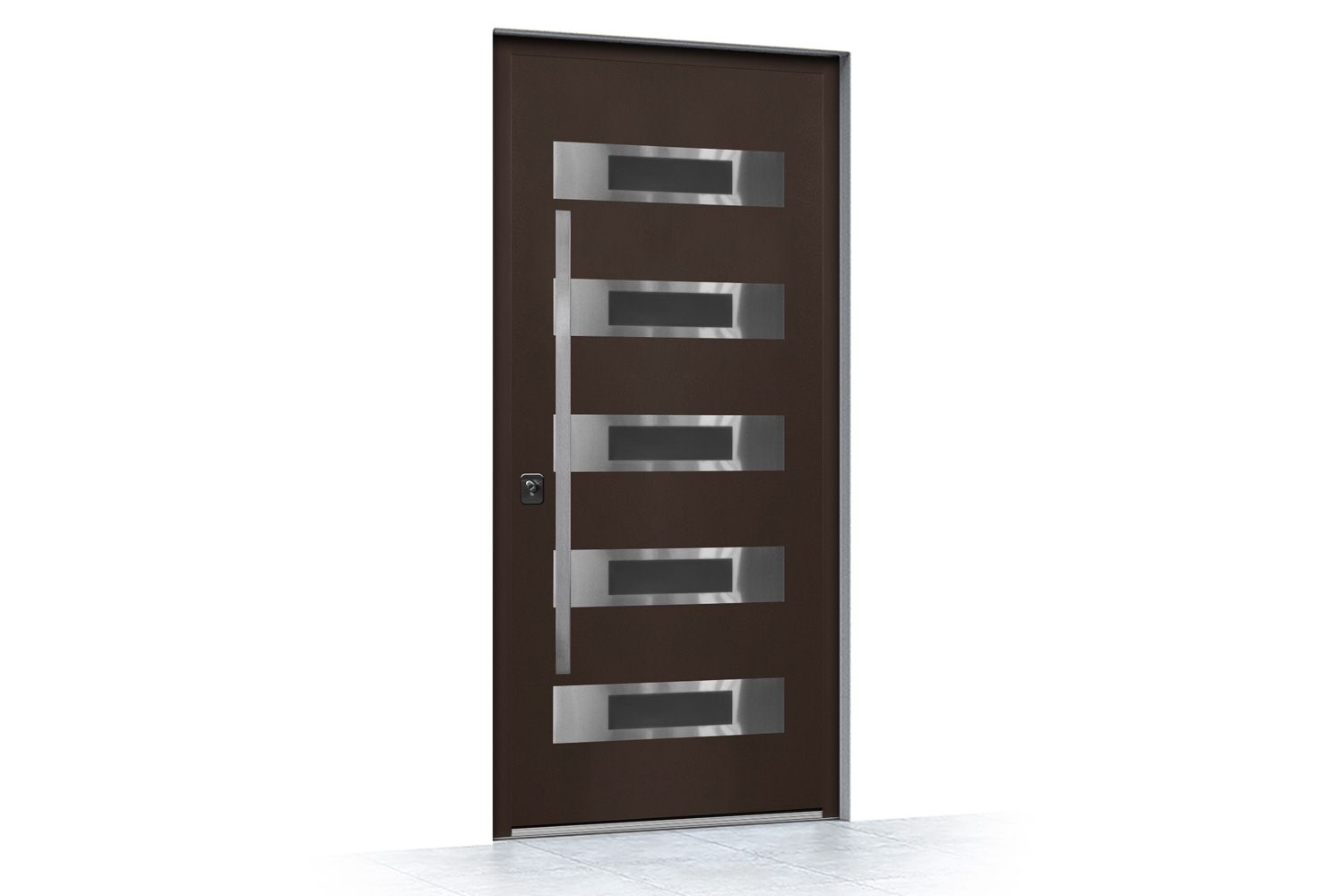 Nova Inox S5 Brown Modern Exterior Door