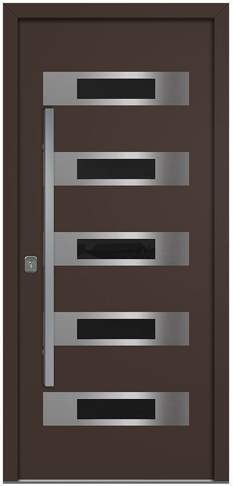 Nova Inox S5 Brown Modern Exterior Door