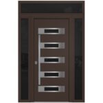 Nova Inox S5 Brown Modern Exterior Door