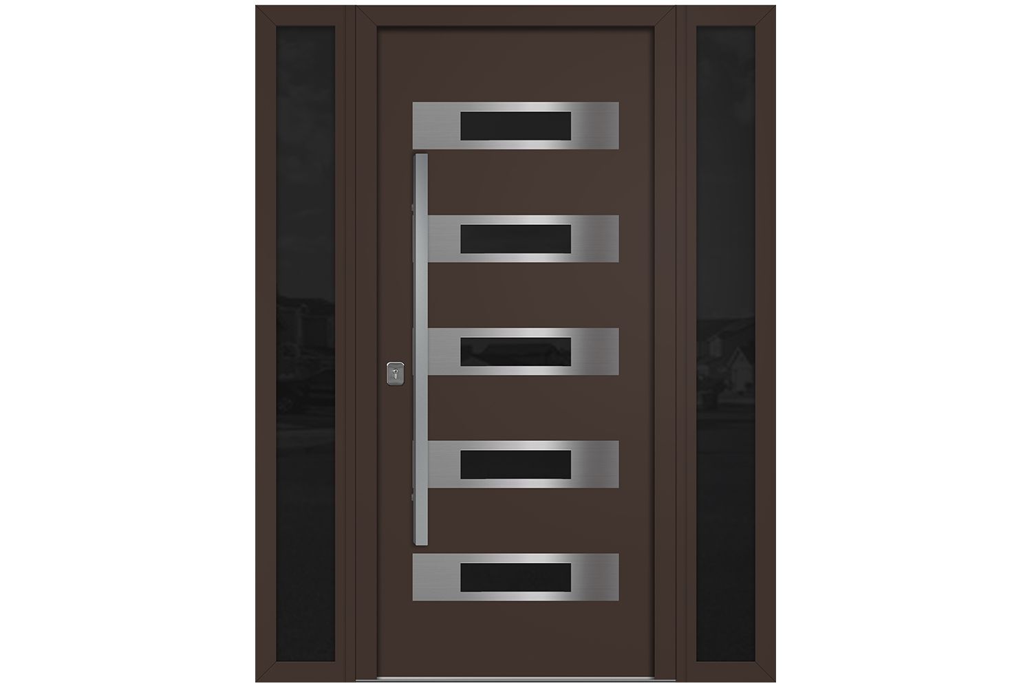 Nova Inox S5 Brown Modern Exterior Door