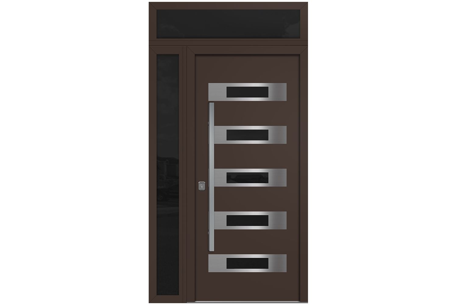 Nova Inox S5 Brown Modern Exterior Door