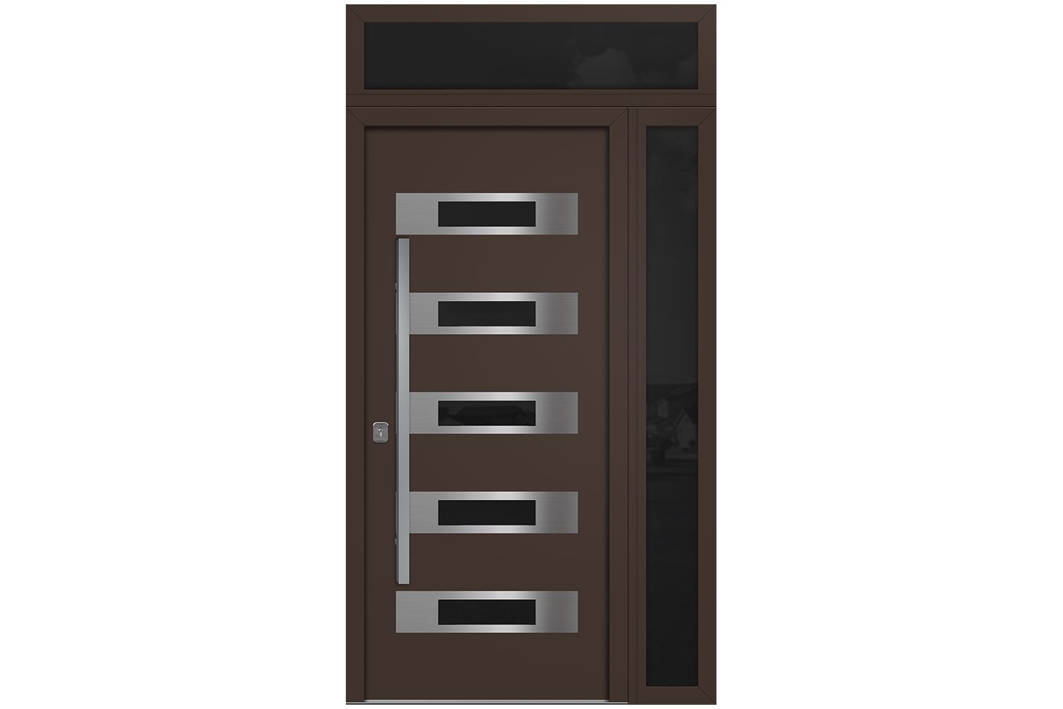 Nova Inox S5 Brown Modern Exterior Door