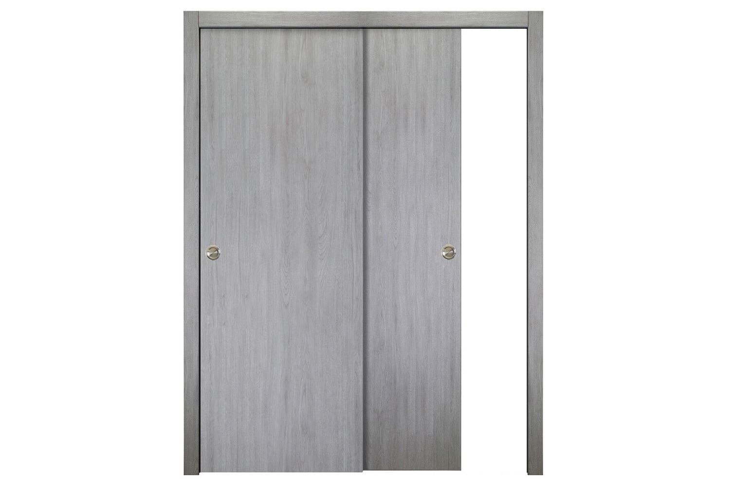 Nova Italia Flush 01 Light Grey Laminate Interior Door