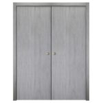 Nova Italia Flush 01 Light Grey Laminate Interior Door