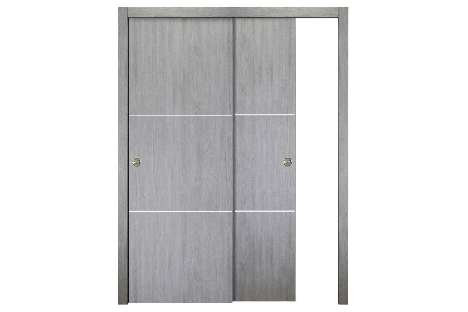 Nova Italia Flush 06 Light Grey Laminate Interior Door