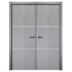 Nova Italia Flush 06 Light Grey Laminate Interior Door