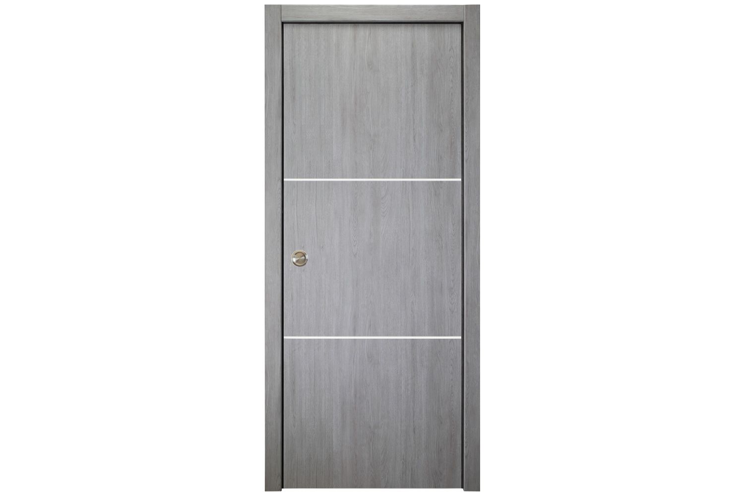 Nova Italia Flush 06 Light Grey Laminate Interior Door