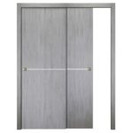 Nova Italia Flush 07 Light Grey Laminate Interior Door