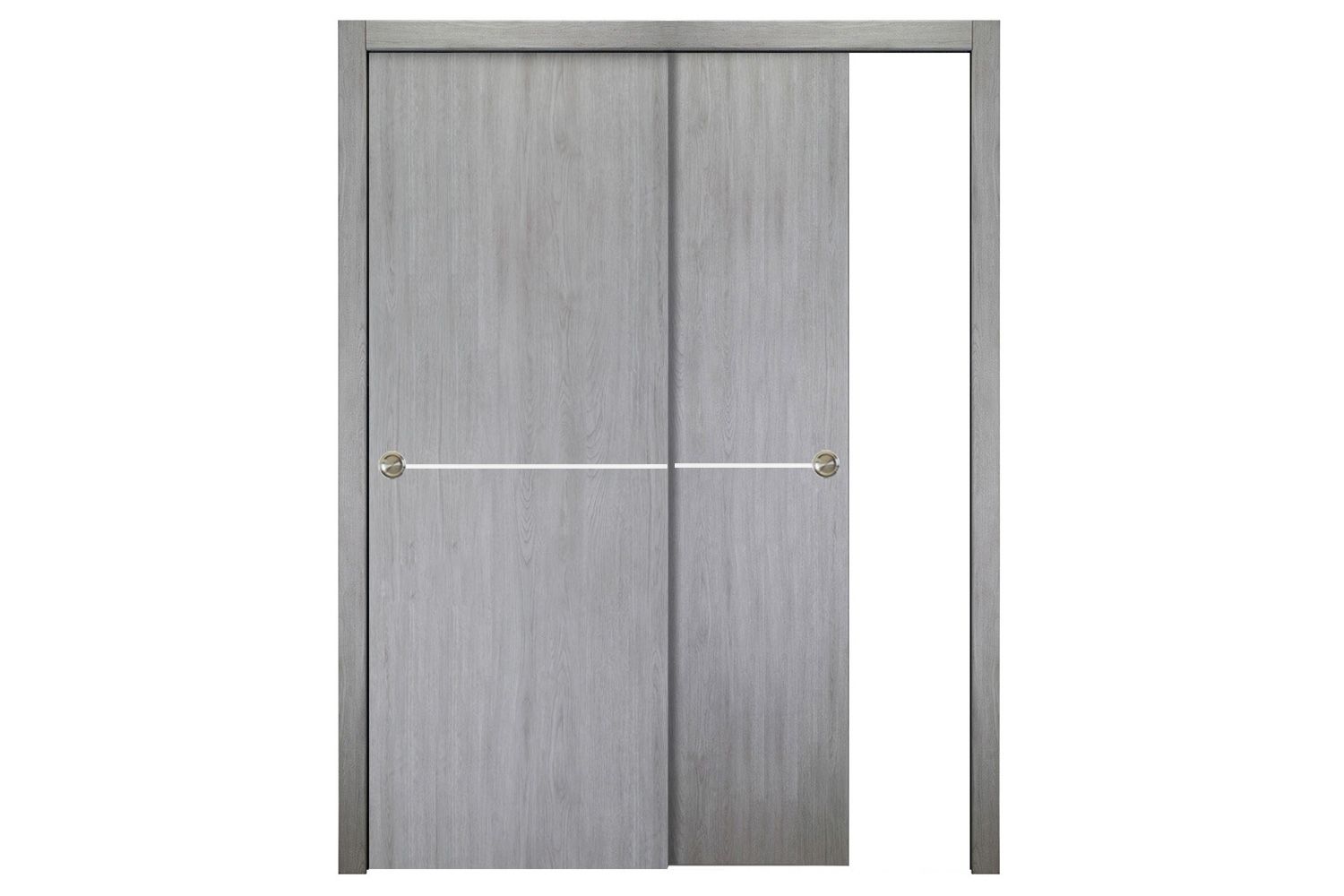 Nova Italia Flush 07 Light Grey Laminate Interior Door