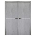 Nova Italia Flush 07 Light Grey Laminate Interior Door