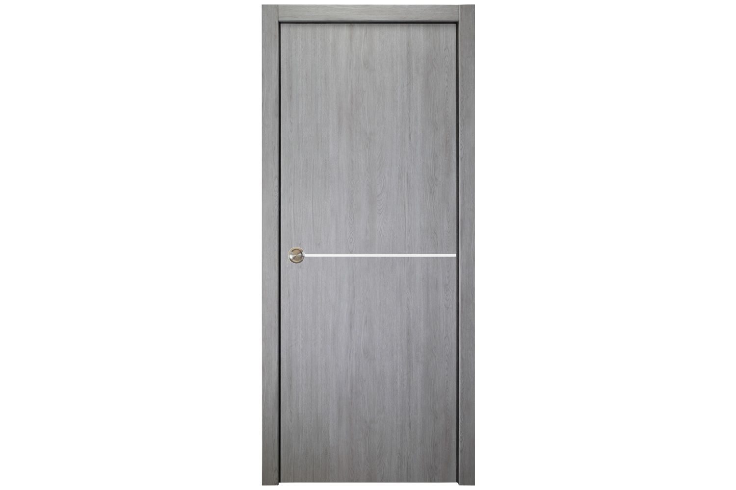 Nova Italia Flush 07 Light Grey Laminate Interior Door