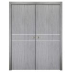 Nova Italia Flush 08 Light Grey Laminate Interior Door