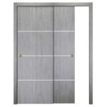 Nova Italia Flush 09 Light Grey Laminate Interior Door