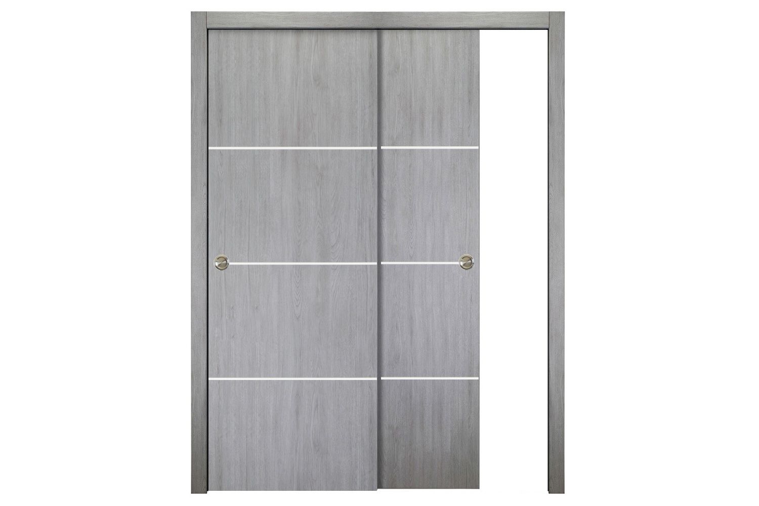 Nova Italia Flush 09 Light Grey Laminate Interior Door