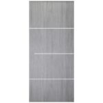 Nova Italia Flush 09 Light Grey Laminate Interior Door