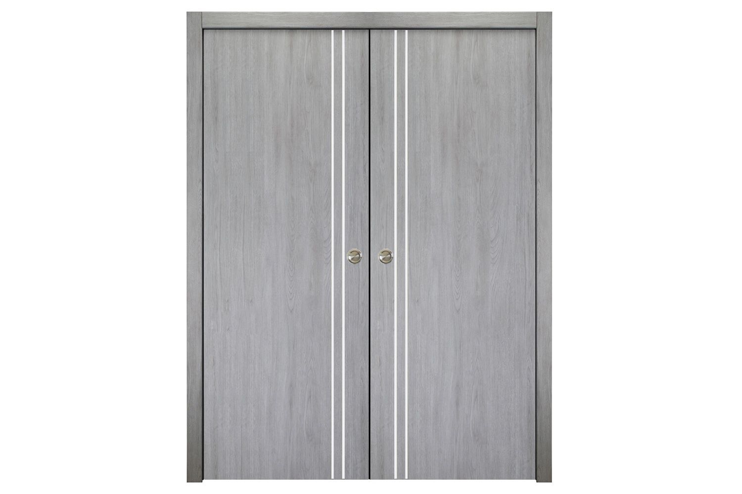 Nova Italia Flush 02 Light Grey Laminate Interior Door