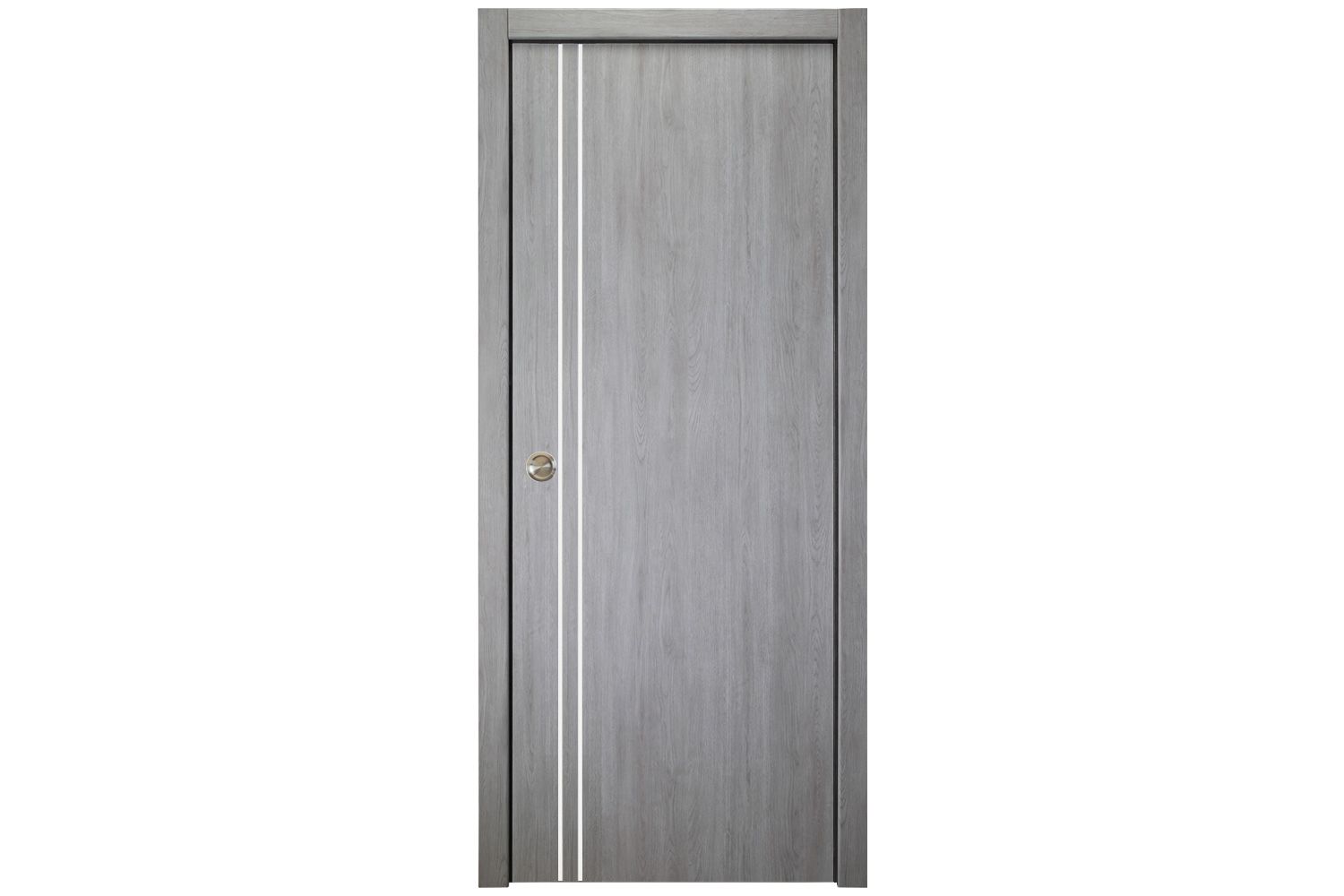 Nova Italia Flush 02 Light Grey Laminate Interior Door