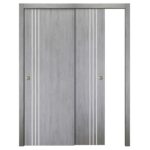 Nova Italia Flush 04 Light Grey Laminate Interior Door