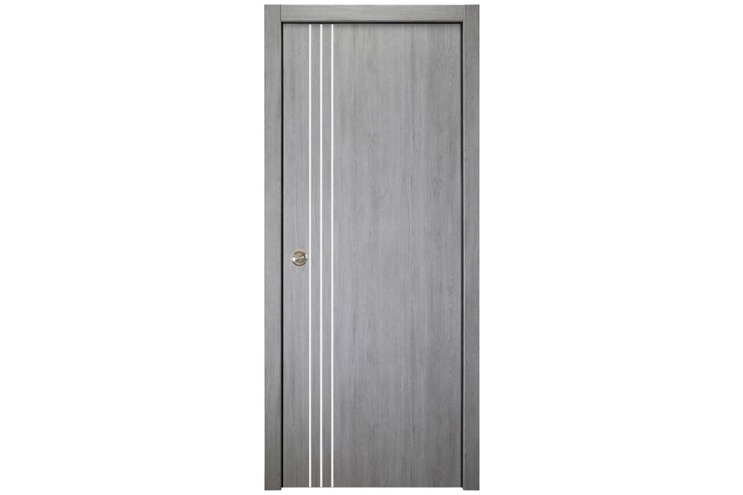 Nova Italia Flush 04 Light Grey Laminate Interior Door