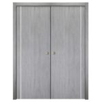 Nova Italia Flush 05 Light Grey Laminate Interior Door