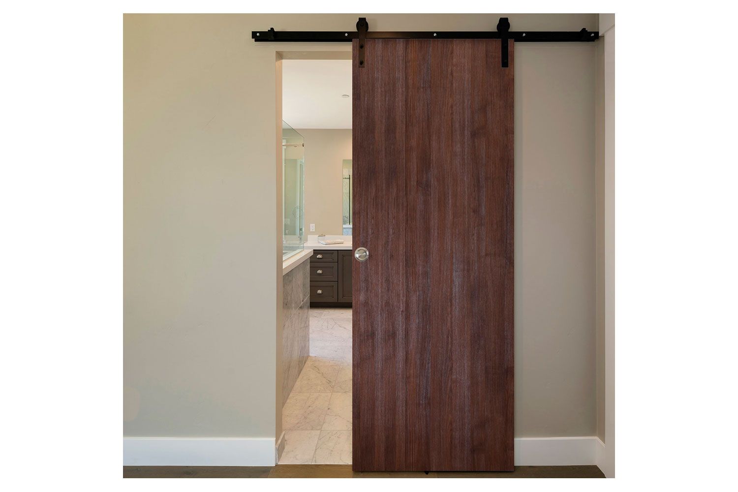 Nova Italia Flush 01 Prestige Brown Laminate Interior Door