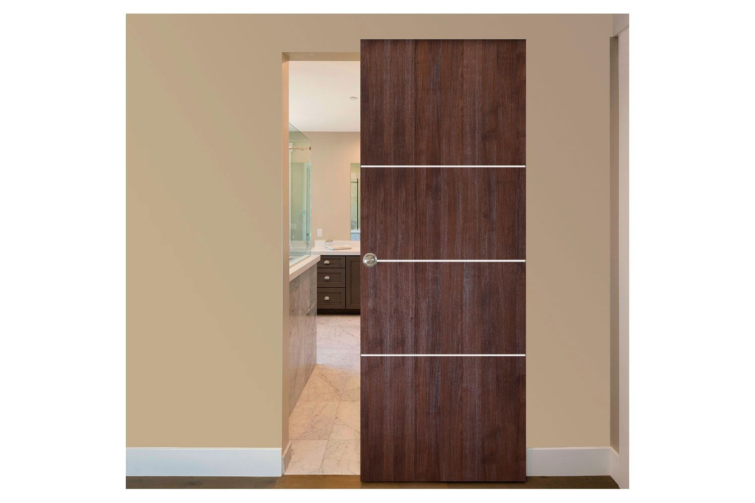 Nova Italia Flush 09 Prestige Brown Laminate Interior Door