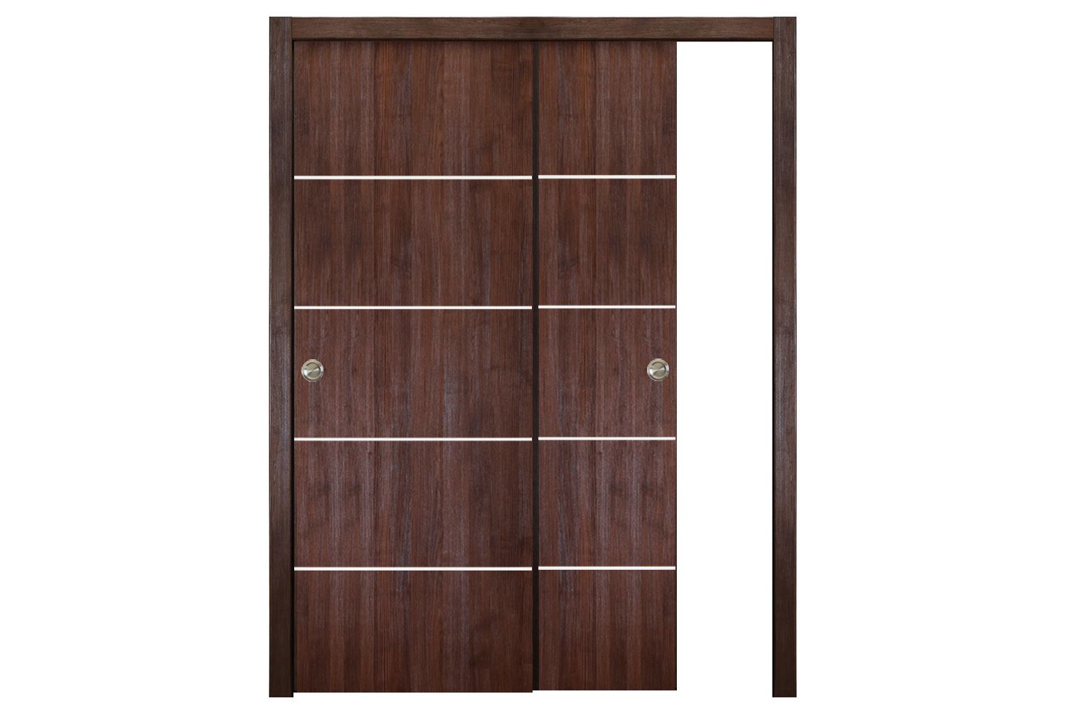 Nova Italia Flush 10 Prestige Brown Laminate Interior Door