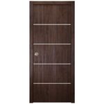 Nova Italia Flush 10 Prestige Brown Laminate Interior Door