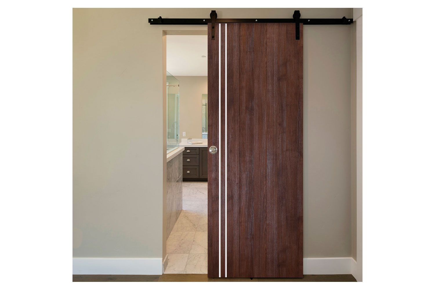 Nova Italia Flush 02 Prestige Brown Laminate Interior Door