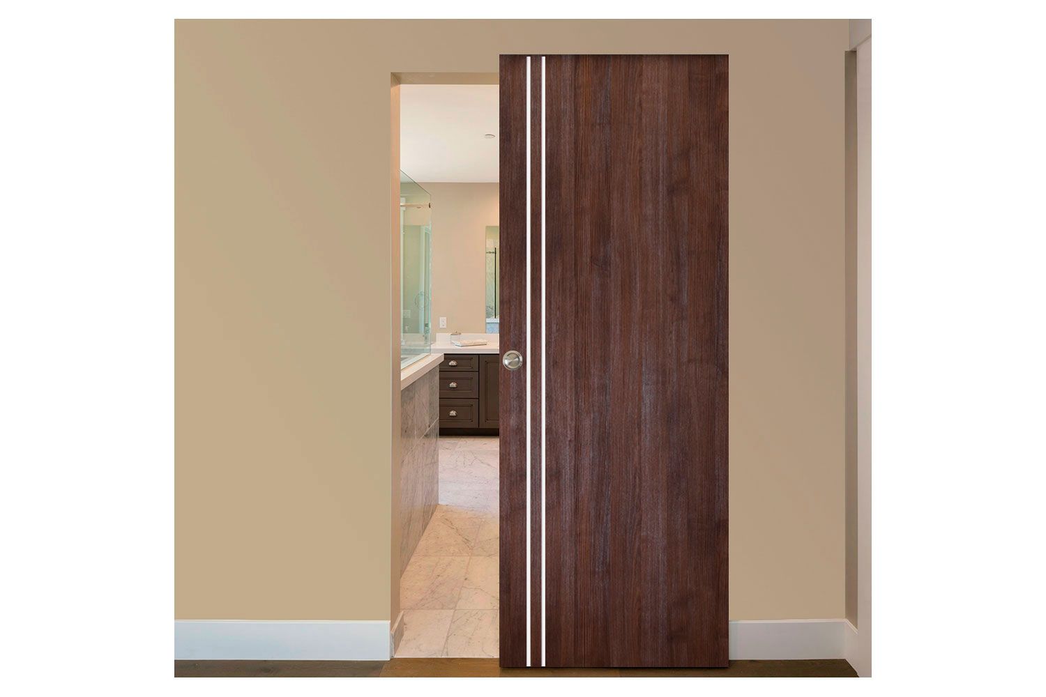 Nova Italia Flush 02 Prestige Brown Laminate Interior Door