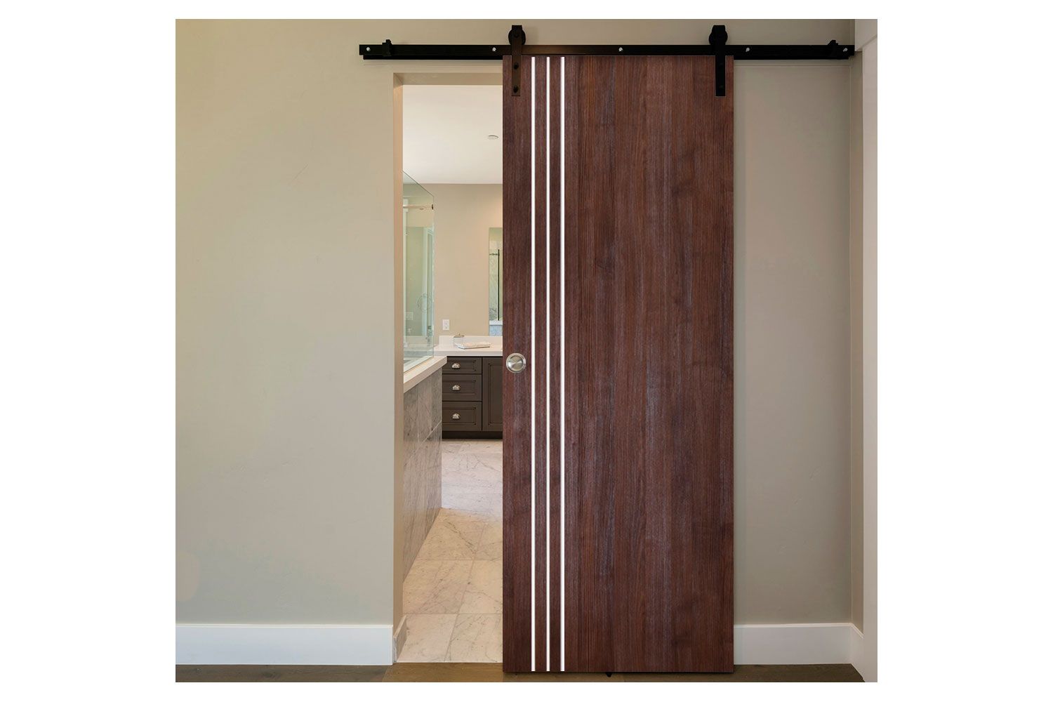 Nova Italia Flush 04 Prestige Brown Laminate Interior Door