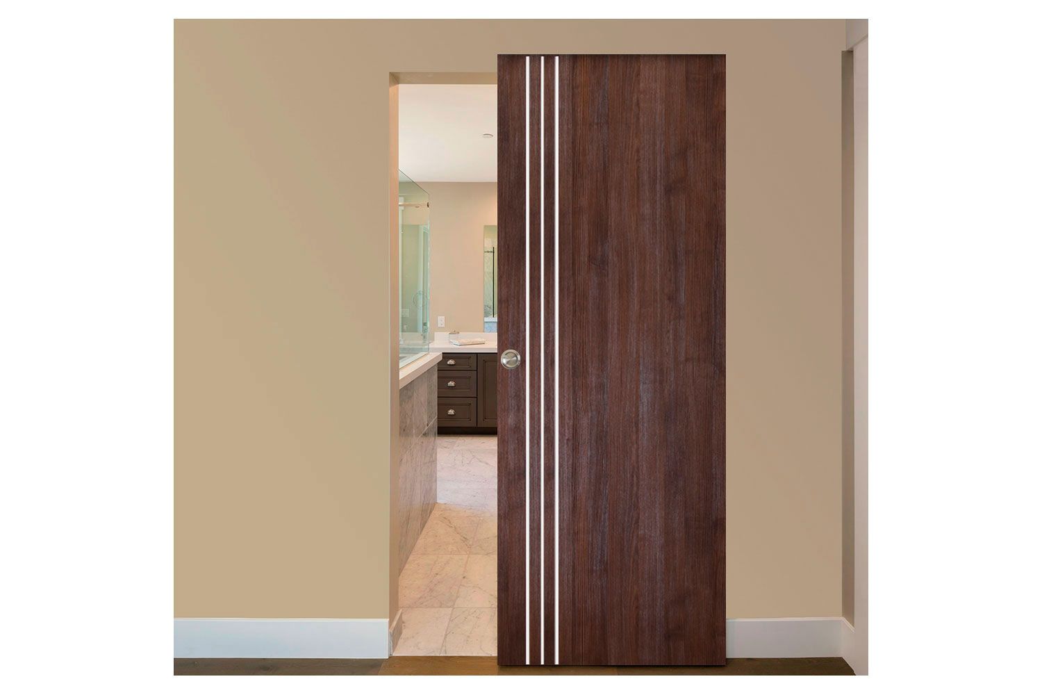 Nova Italia Flush 04 Prestige Brown Laminate Interior Door